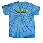 Grateful&nbsp;, a Baby Blue Classic Tie Dye Tee (back-view)