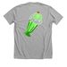 Jelly unisex Tee, a Athletic Heather Premium Unisex Tee (back-view)