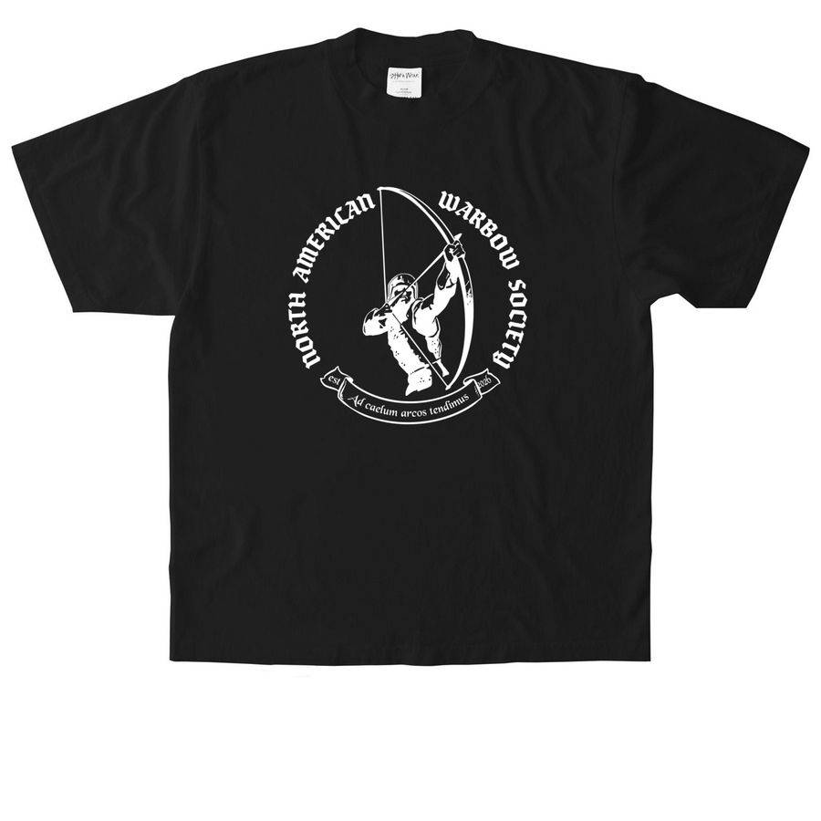 Max Heavyweight/Oversized "Pluck Yew!", a Black Heavyweight Garment Dye Tee
