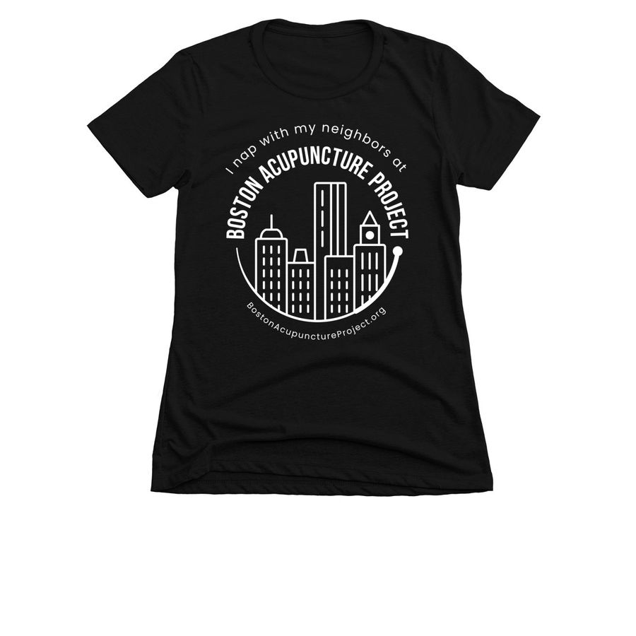 Nap with neighbors T-shirt, a Black Women's Slim Fit Tee