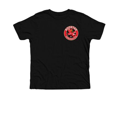 Rooster Pitts, a Solid Black Blend Premium Youth Tee