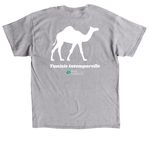 Vive Tunisia 2026, a Sport Grey Classic Unisex Tee (back-view)