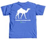 Vive Tunisia 2026, a Flo Blue Comfort Colors Unisex Tee (back-view)