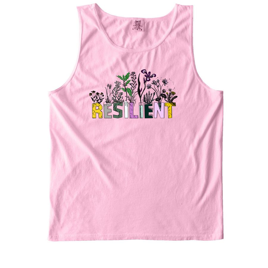 Resilient Tank Top, a Blossom Comfort Colors Tank Top