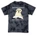 Wise Puppy University, a Black Crystal Tie Dye Tee