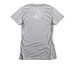 Joyful&, a Dark Heather Grey Women's Slim Fit Tee (back-view)