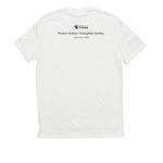 COTP Classic (black) Handprint Tee, a Bright White Allmade Eco Triblend Unisex Tee (back-view)