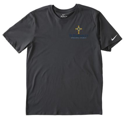 St. Margaret's Performance T, a Anthracite Nike Dri-FIT Jersey Blend Performance Tee