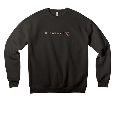 Thoughtful Threads, a Black Premium Drop Shoulder Sweatshirt