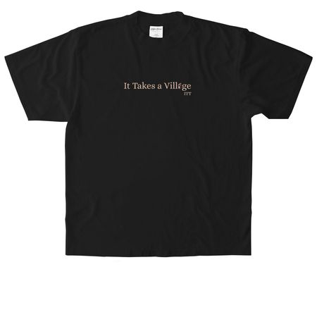 Thoughtful Threads, a Black Heavyweight Garment Dye Tee