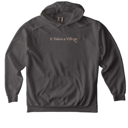 Thoughtful Threads, a Pepper Comfort Colors Pullover Hoodie