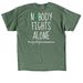 Mannie Support Squad Fundraiser, a Military Green Classic Unisex Tee (back-view)