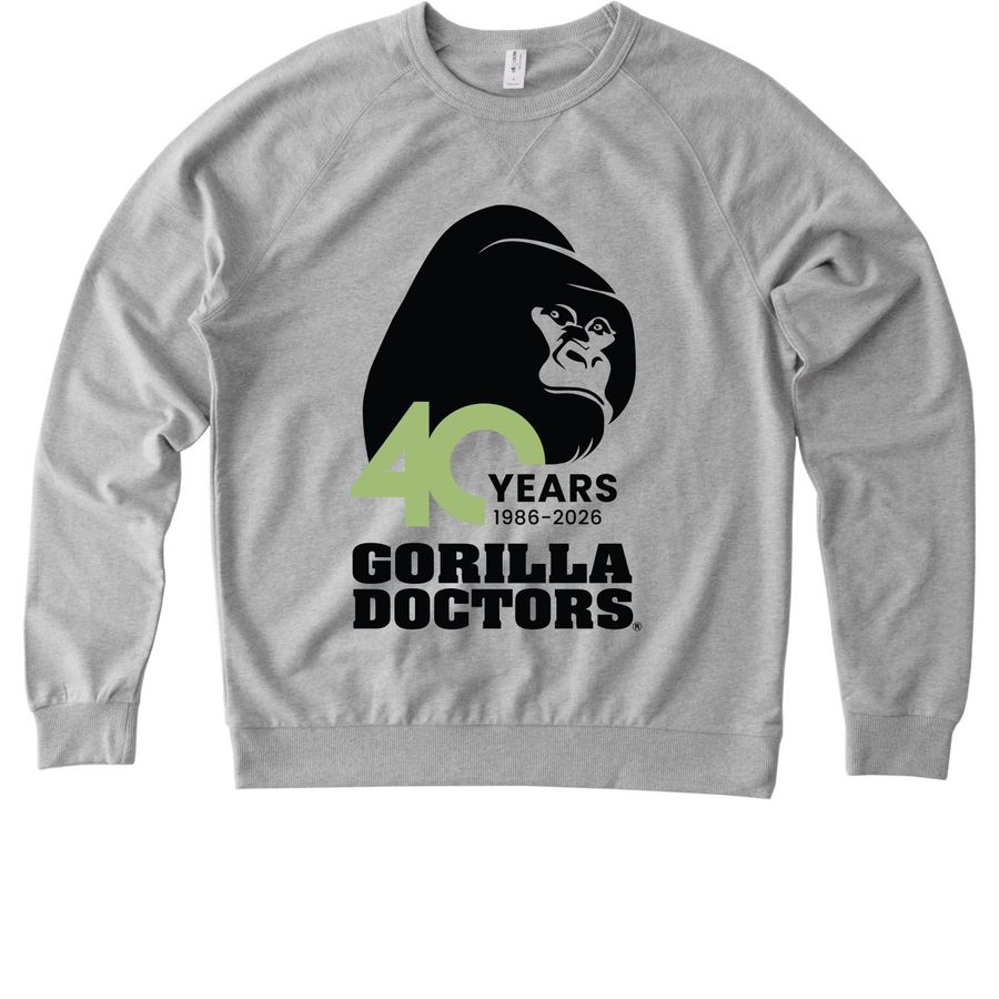 Limited Edition Anniversary - Organic, a Granite Grey Heather Allmade Organic French Terry Crewneck Sweatshirt