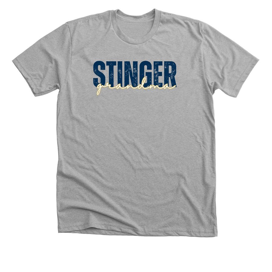 Stinger Grandma, a Athletic Heather Premium Unisex Tee