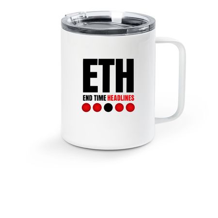 RAPTURE READY TRAVEL MUG, a White Stainless Steel Travel Mug