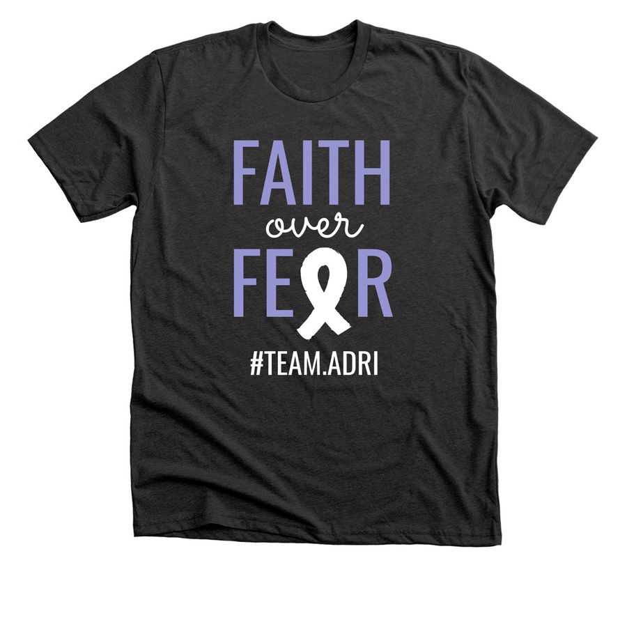 We Fight For Adri!, a Dark Grey Heather Premium Unisex Tee