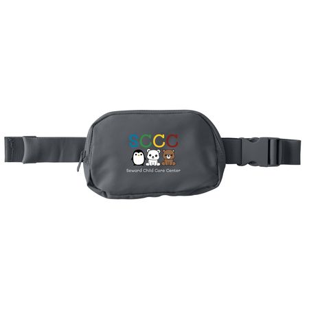 SCCC Hip Pack - Colorful Logo, a Storm Grey Matte Hip Pack