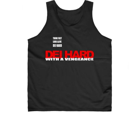 DEI Hard, a Black Classic Unisex Tank Top