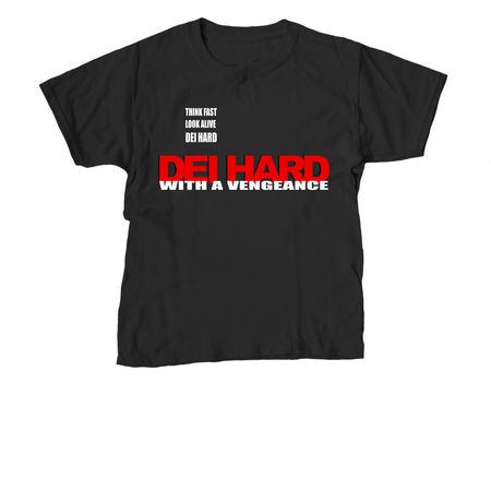 DEI Hard, a Black Youth Unisex Tee