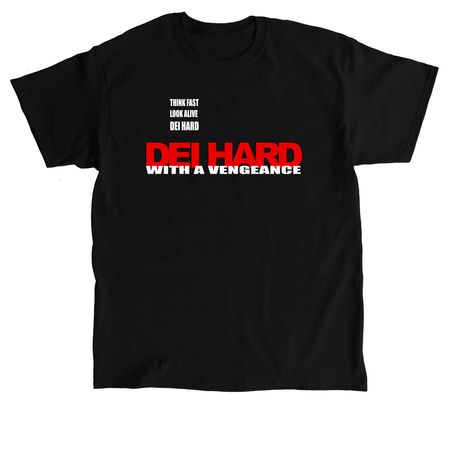 DEI Hard, a Black Classic Unisex Tee