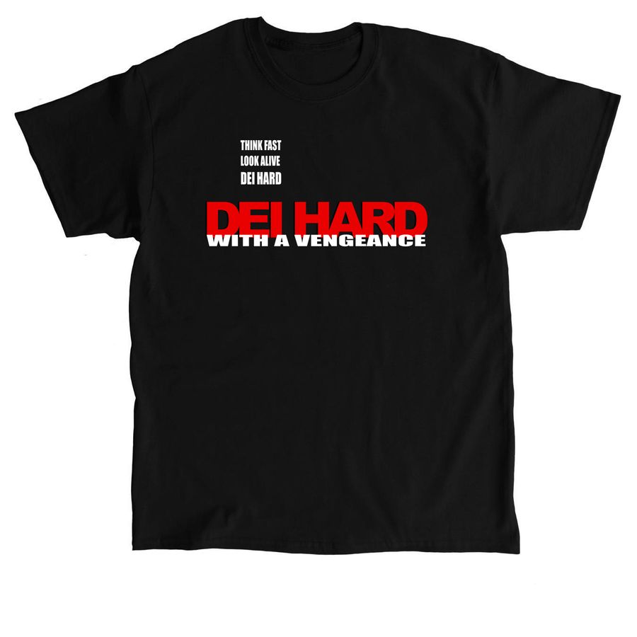 DEI Hard, a Black Classic Unisex Tee
