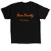 Support Timothy's fight against Leukemia ?&nbsp;, a Black Classic Unisex Tee (back-view)