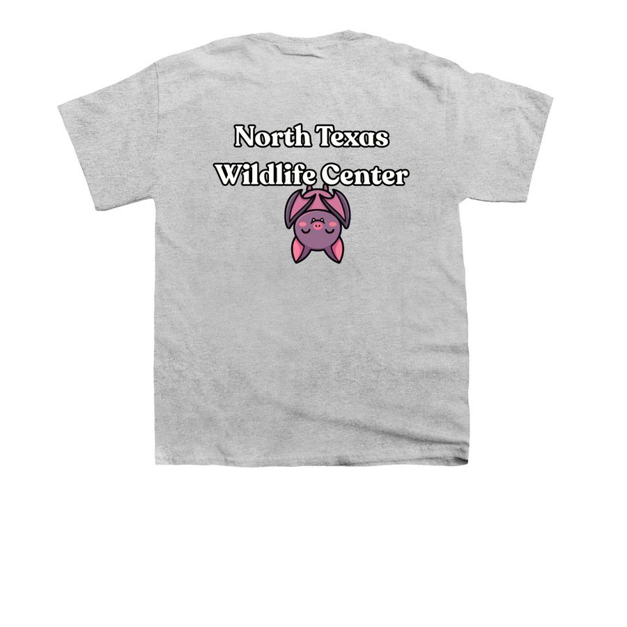 savings animals one wild life at a time, a Sport Grey Youth Unisex Tee (back-view)