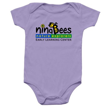 Little Bees, Big Dreams!, a Lavender Infant Onesie