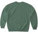 Floral MU (Green/Black), a Military Green Softstyle Crewneck Sweatshirt (back-view)