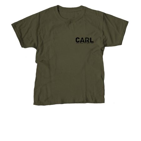 C.A.R.L. Autumn Collection, a Military Green Youth Unisex Tee