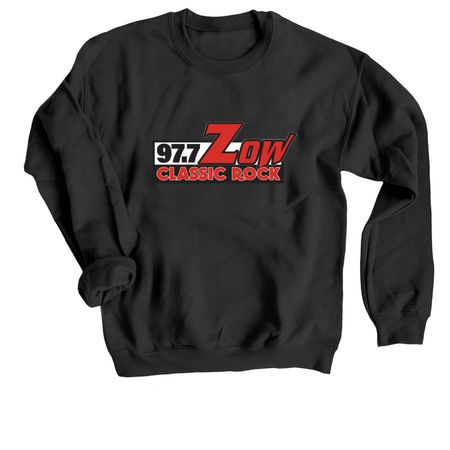Unisex Tops, a Black Crewneck Sweatshirt
