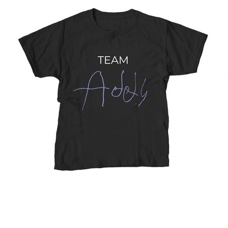 Team Addy&nbsp;, a Black Youth Unisex Tee