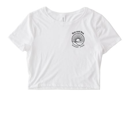 JES CLASS 2029, a White Women's Fitted Cropped Tee