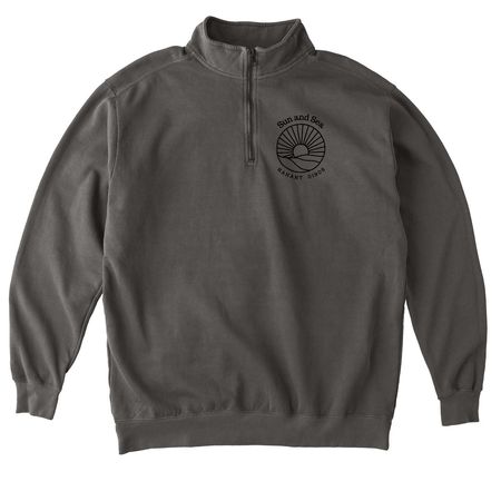 JES CLASS 2029, a Pepper Comfort Colors Quarter Zip Pullover