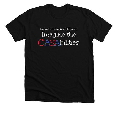 CASAbilities shirt, a Solid Black Blend Premium Unisex Tee