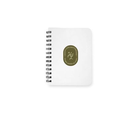 HLP Notebook, a White Spiral Notebook