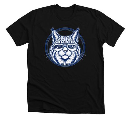 Bobcat Vibes, a Solid Black Blend Premium Unisex Tee