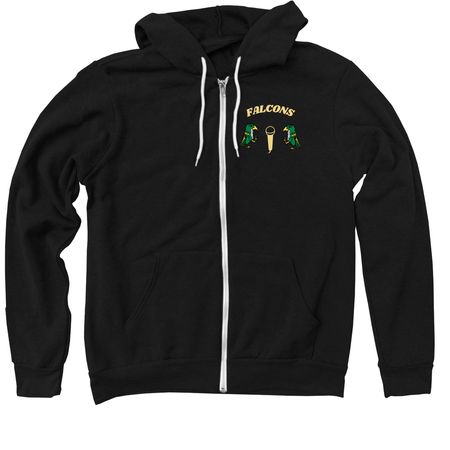 FHS Speech & Debate Merch, a Black Zip Up Hoodie