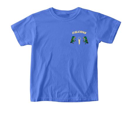 FHS Speech & Debate Merch, a Flo Blue Comfort Colors Youth Tee