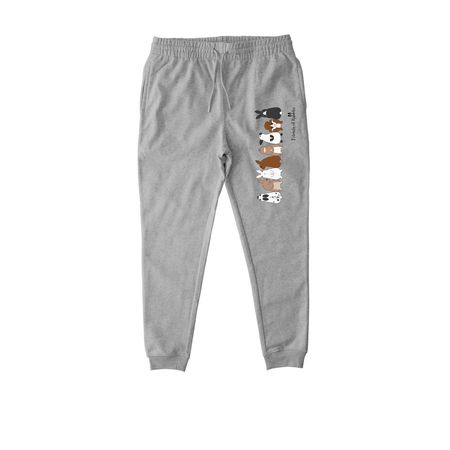 Bunny Line Pants, a Heather Grey Stanley/Stella Unisex Flyer Jogger