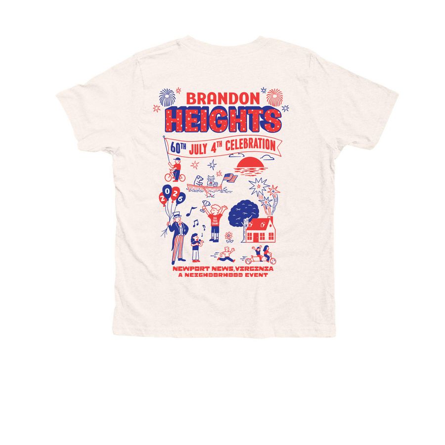Youth Tee, a Heather Natural Premium Youth Tee