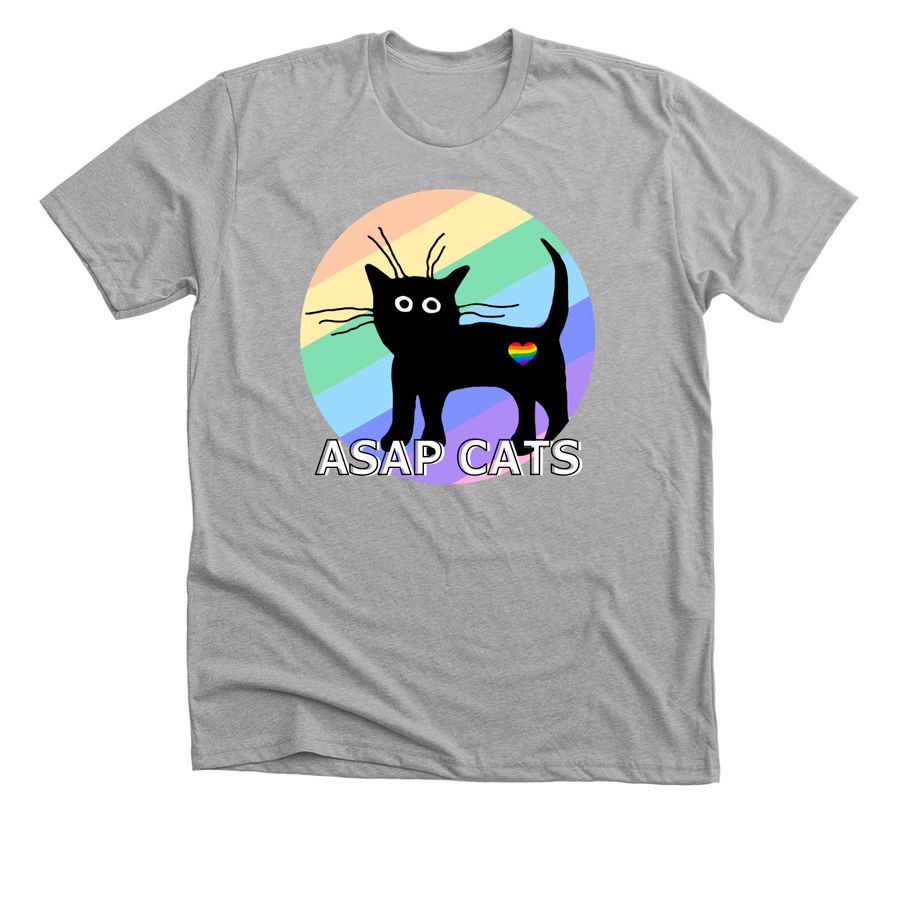 Basil Loves, a Athletic Heather Premium Unisex Tee