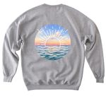 AMI Sunset, a Sport Grey Softstyle Crewneck Sweatshirt (back-view)
