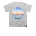 AMI Sunset, a Sport Grey Youth Unisex Tee (back-view)
