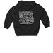 50th Anniversary&nbsp;, a Black Toddler Pullover Hoodie (back-view)
