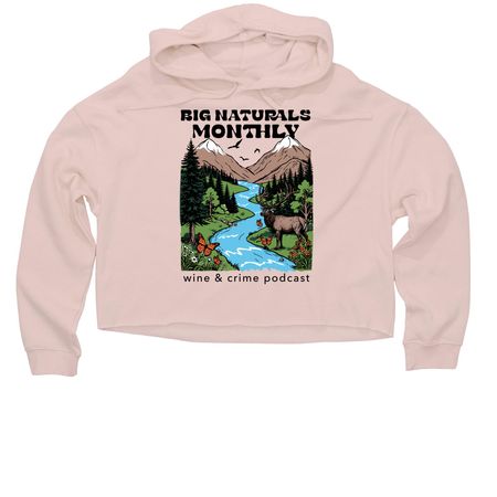 Big Naturals Monthly, a Blush Women?s Lightweight Cropped Hoodie
