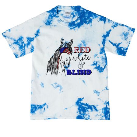 Red White & Blind, a True Royal Youth Crystal Tie Dye Tee