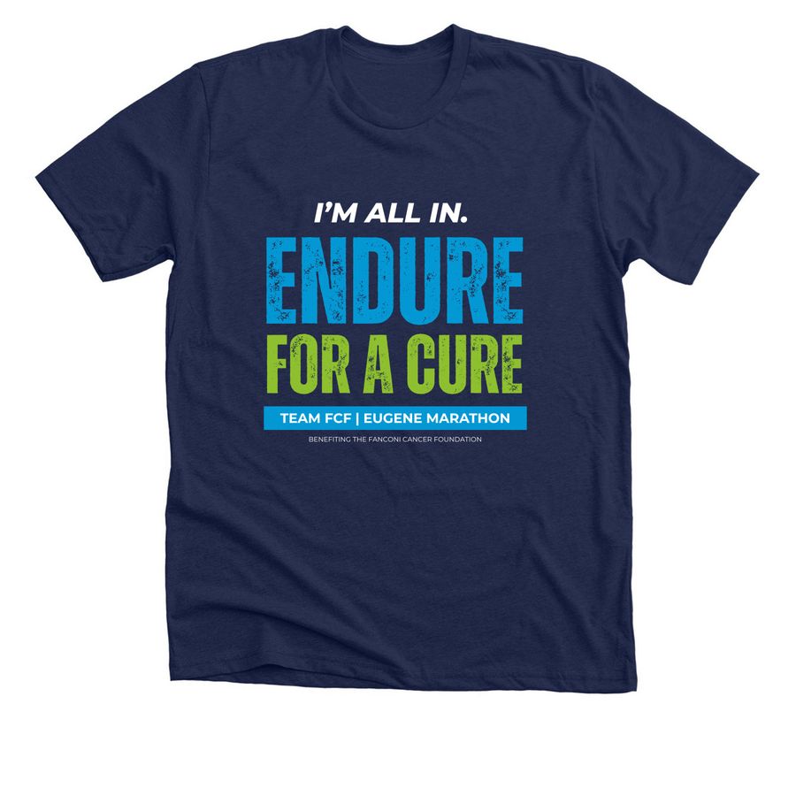 Eugene Marathon, a Solid Navy Blend Premium Unisex Tee