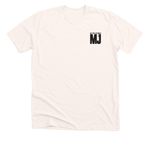 LA Weekend 2026, a Heather Natural Premium Unisex Tee (back-view)