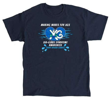 Making Waves for XGS Shirt, a Navy Classic Unisex Tee